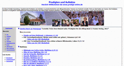 Desktop Screenshot of predigt-online.de