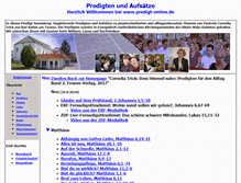 Tablet Screenshot of predigt-online.de